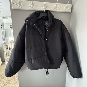 Black Wild Fable Puffer Jacket